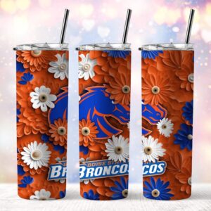 NCAA Boise State Broncos Skinny Tumbler Team Spirit Refreshment 1