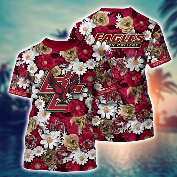 NCAA Boston College Eagles 3D T-Shirt Athletic Elegance Trends