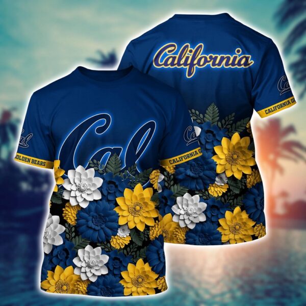 NCAA California Golden Bears 3D T-Shirt Champion Bliss Parade For Sports Fans