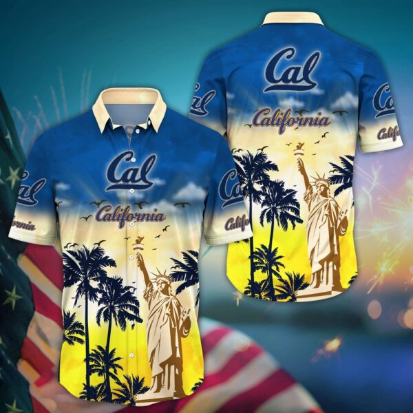 NCAA California Golden Bears Hawaiian Shirt College Bloom Burst For Sports Enthusiasts