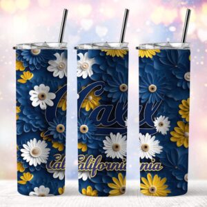 NCAA California Golden Bears Skinny Tumbler Campus Spirit Quencher 1