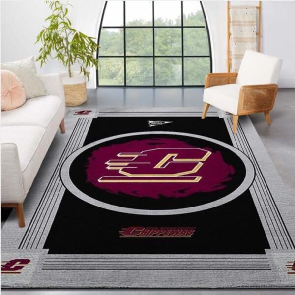 NCAA Central Michigan Chippewas Area Rug Bring The Excitement Of College Sports To Your Home