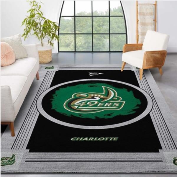 NCAA Charlotte 49ers Area Rug Bring The Excitement Of College Sports To Your Home