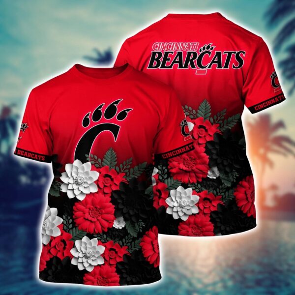 NCAA Cincinnati Bearcats 3D T-Shirt Champion Bliss Parade For Sports Fans