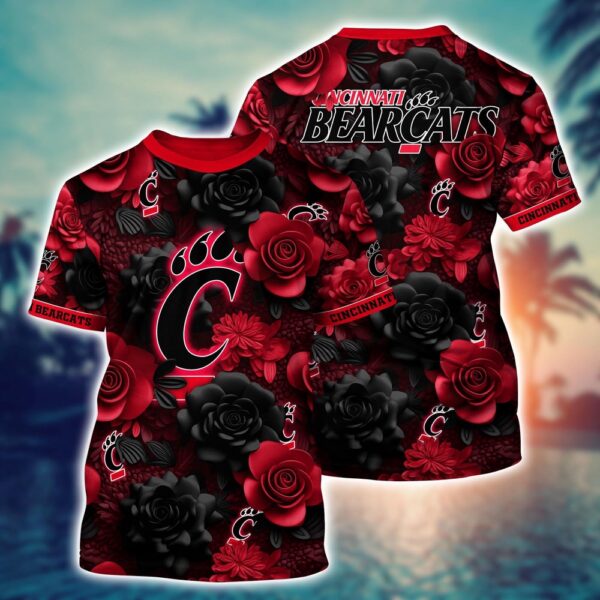 NCAA Cincinnati Bearcats 3D T-Shirt Champion Elegance Bliss For Sports Fans