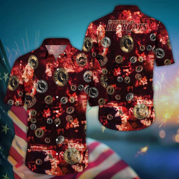 NCAA Cincinnati Bearcats Hawaiian Shirt NCAA Luau League Look For Fans