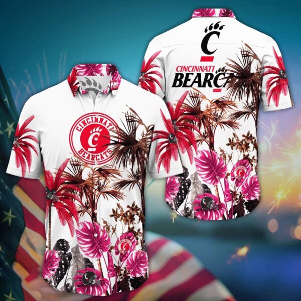 NCAA Cincinnati Bearcats Hawaiian Shirt Wave The Colors For Fans