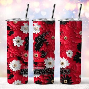 NCAA Cincinnati Bearcats Skinny Tumbler Campus Spirit Quencher 1