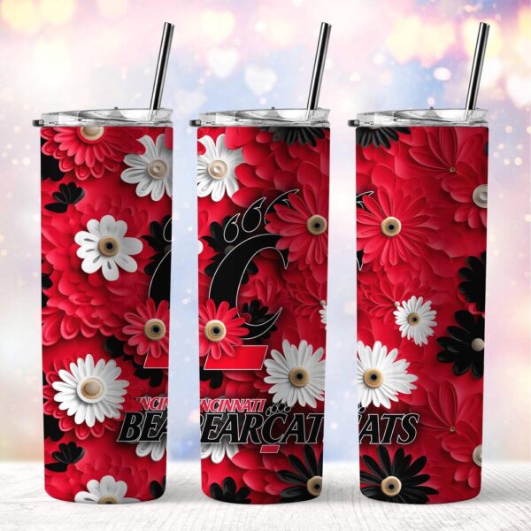 NCAA Cincinnati Bearcats Skinny Tumbler Campus Spirit Quencher