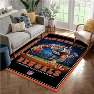 NCAA Cincinnati Bengals Area Rug…