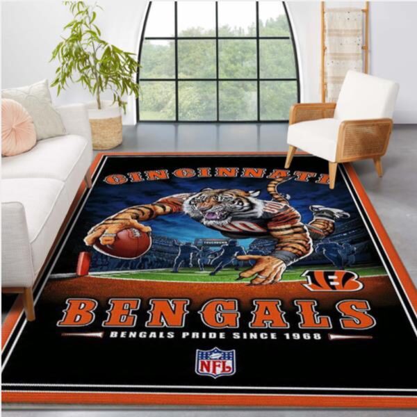 NCAA Cincinnati Bengals Area Rug Show Your Team Pride