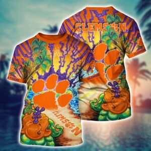 NCAA Clemson Tigers 3D T-Shirt…