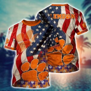 NCAA Clemson Tigers 3D T-Shirt…