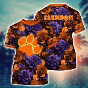 NCAA Clemson Tigers 3D T-Shirt…