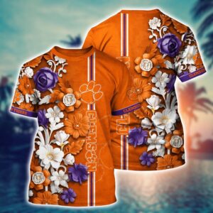 NCAA Clemson Tigers 3D T-Shirt…