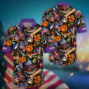 NCAA Clemson Tigers Hawaiian Shirt…