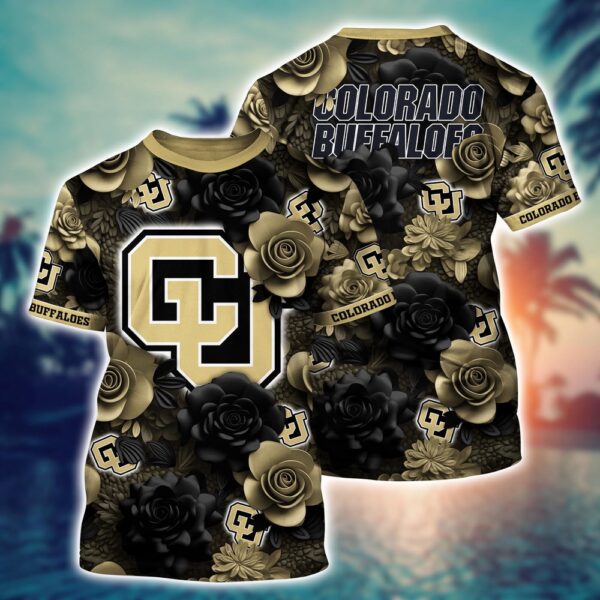 NCAA Colorado Buffaloes 3D T-Shirt Champion Elegance Bliss For Sports Fans