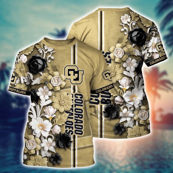 NCAA Colorado Buffaloes 3D T-Shirt Cosmic Comfort Trends For Sports Fans