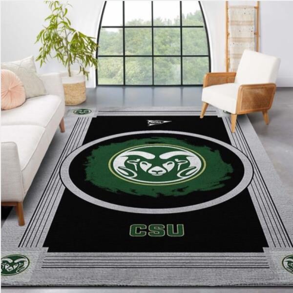 NCAA Colorado State Rams Area Rug Bring The Excitement Of College Sports To Your Home