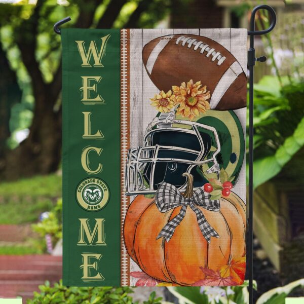 NCAA Colorado State Rams Garden Flag College Pride Blooms