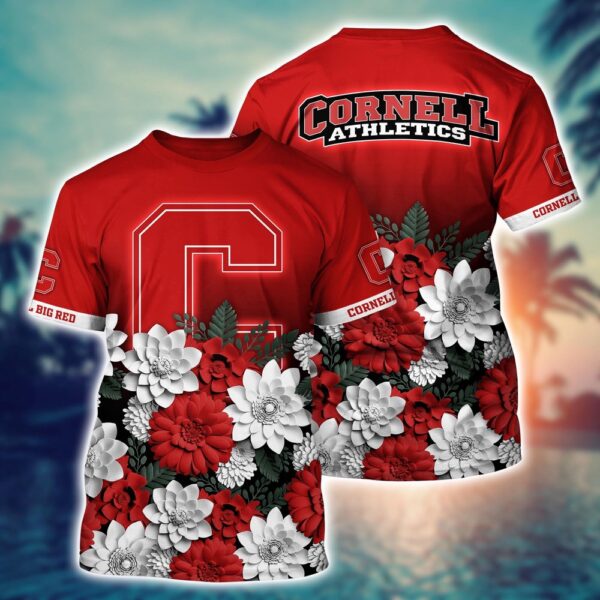 NCAA Cornell Big Red 3D T-Shirt Champion Bliss Parade For Sports Fans