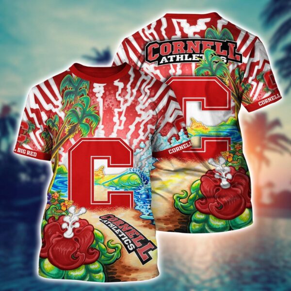 NCAA Cornell Big Red 3D T-Shirt Champion Style Vibes