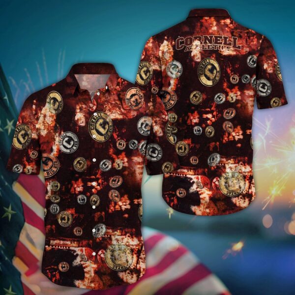 NCAA Cornell Big Red Hawaiian Shirt NCAA Luau League Look For Fans