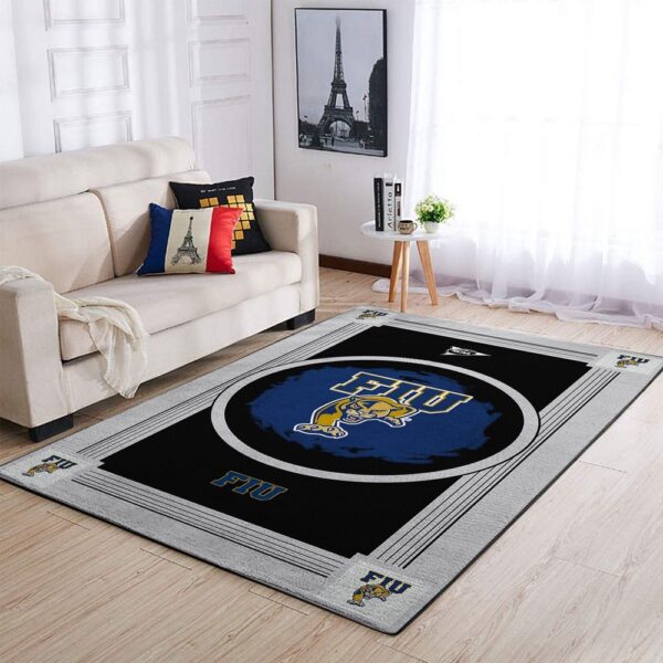 NCAA Fiu Golden Panthers Area Rug Athletic Elegance