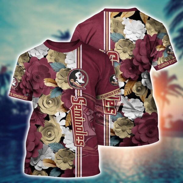 NCAA Florida State Seminoles 3D T-Shirt Magic Threads Parade For Sports Fans