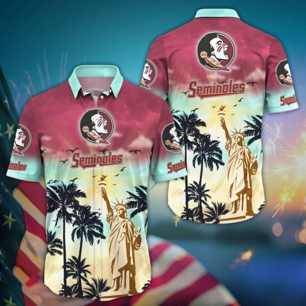 NCAA Florida State Seminoles Hawaiian Shirt Palm Tree Passion For Sports Enthusiasts