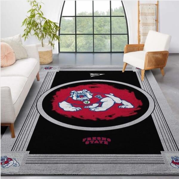 NCAA Fresno State Bulldogs Area Rug Bring The Excitement Of College Sports To Your Home