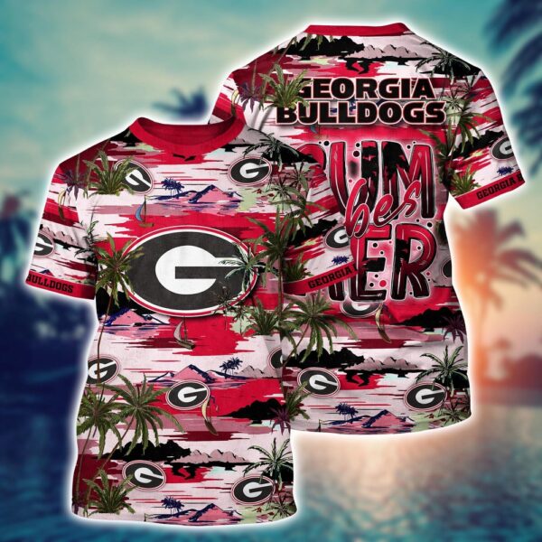 NCAA Georgia Bulldogs 3D T-Shirt Signature Comfort Style