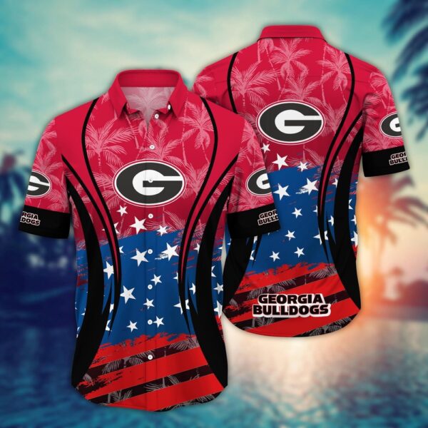 NCAA Georgia Bulldogs Hawaiian Shirt Spectator Style For Sports Enthusiasts