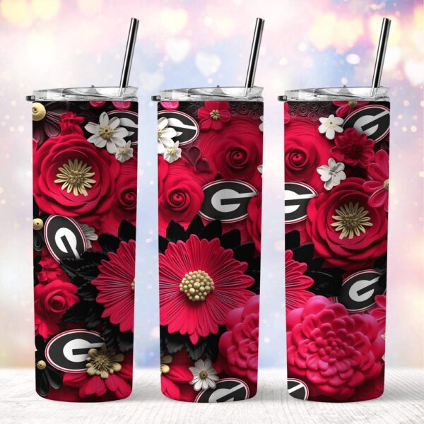 NCAA Georgia Bulldogs Skinny Tumbler Elegant Sips Of Victory