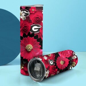 NCAA Georgia Bulldogs Skinny Tumbler Elegant Sips Of Victory 2