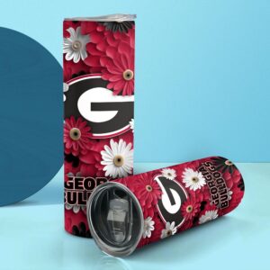 NCAA Georgia Bulldogs Skinny Tumbler Team Spirit Refreshment 2