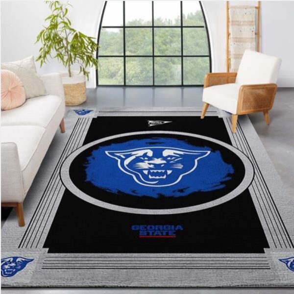 NCAA Georgia State Panthers Area Rug Bring The Excitement Of College Sports To Your Home