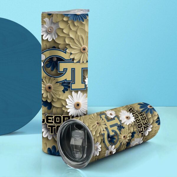 NCAA Georgia Tech Yellow Jackets Skinny Tumbler Campus Spirit Quencher