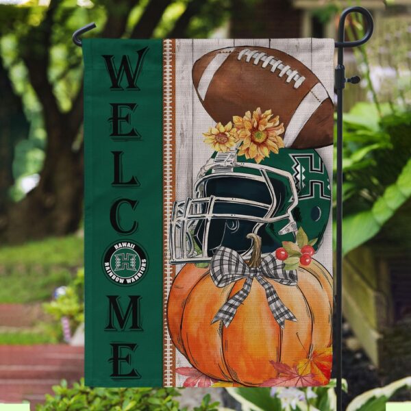 NCAA Hawaii Rainbow Warriors Garden Flag College Pride Blooms