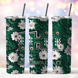 NCAA Hawaii Rainbow Warriors Skinny Tumbler Campus Spirit Quencher 1