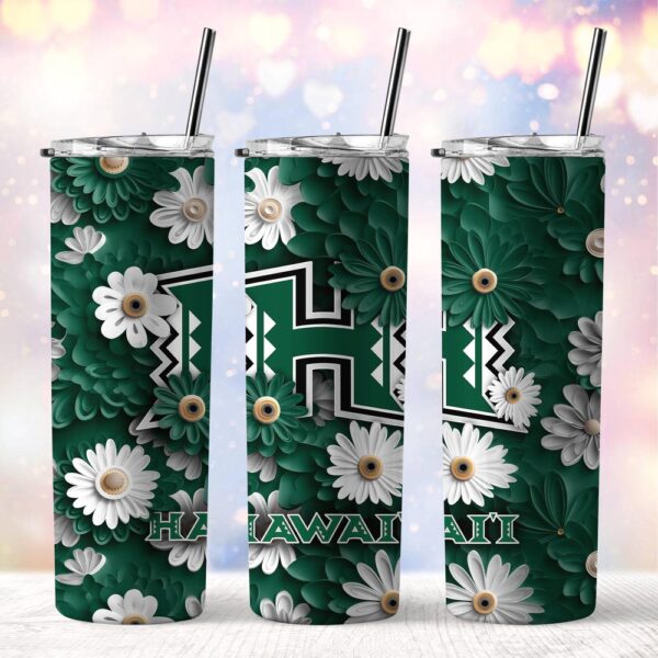 NCAA Hawaii Rainbow Warriors Skinny Tumbler Campus Spirit Quencher