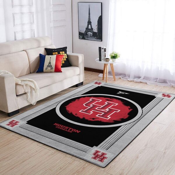 NCAA Houston Cougars Area Rug Athletic Elegance