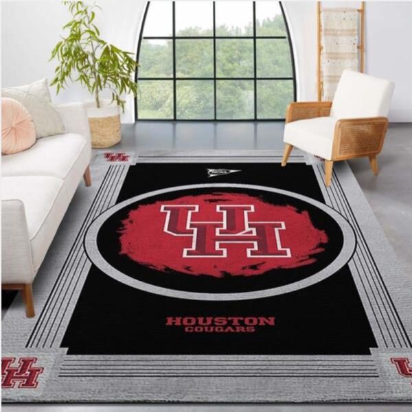 NCAA Houston Cougars Area Rug Bring The Excitement Of College Sports To Your Home