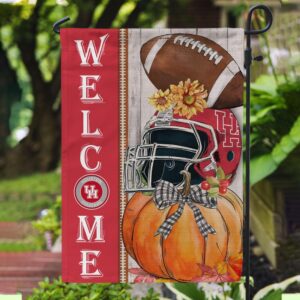 NCAA Houston Cougars Garden Flag College Pride Blooms