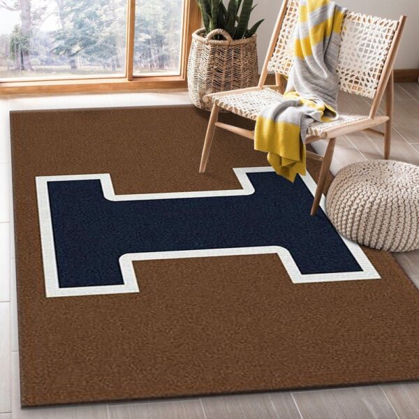 NCAA Illinois Fighting Illini Area Rug Sporty Elegance