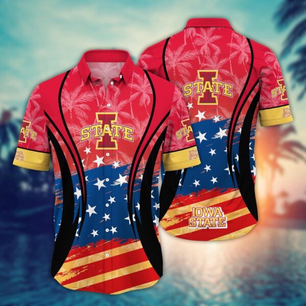 NCAA Iowa State Cyclones Hawaiian Shirt Stadium Style For Sports Enthusiasts