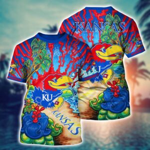 NCAA Kansas Jayhawks 3D T-Shirt…