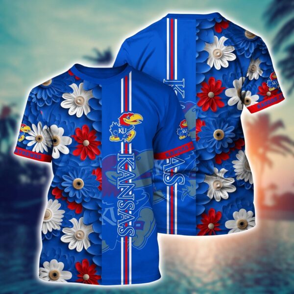 NCAA Kansas Jayhawks 3D T-Shirt Trendsetting Everyday Vibes