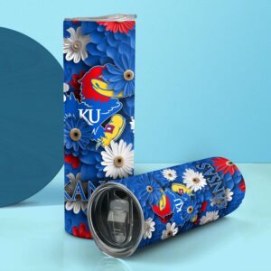 NCAA Kansas Jayhawks Skinny Tumbler Adventure In Every Sip 2