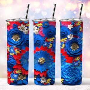 NCAA Kansas Jayhawks Skinny Tumbler Elegance In Every Sip 1